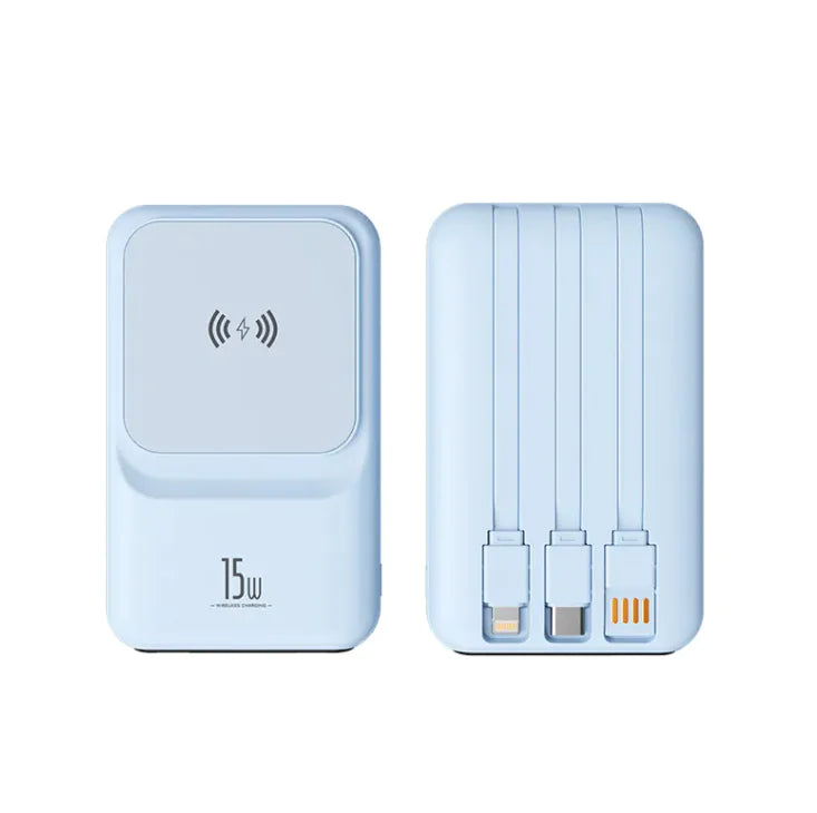 Magnetic Wireless Charger Power Bank (Lightning, TypeC)