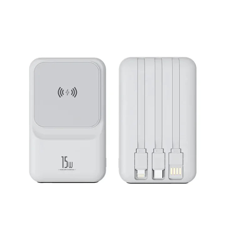 Magnetic Wireless Charger Power Bank (Lightning, TypeC)