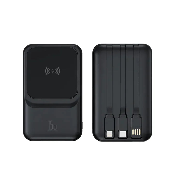 Magnetic Wireless Charger Power Bank (Lightning, TypeC)