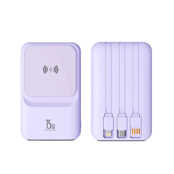 Magnetic Wireless Charger Power Bank (Lightning, TypeC)